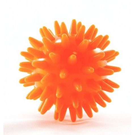 Мяч с шипами 6 см оранжевый L 0106  фото 1