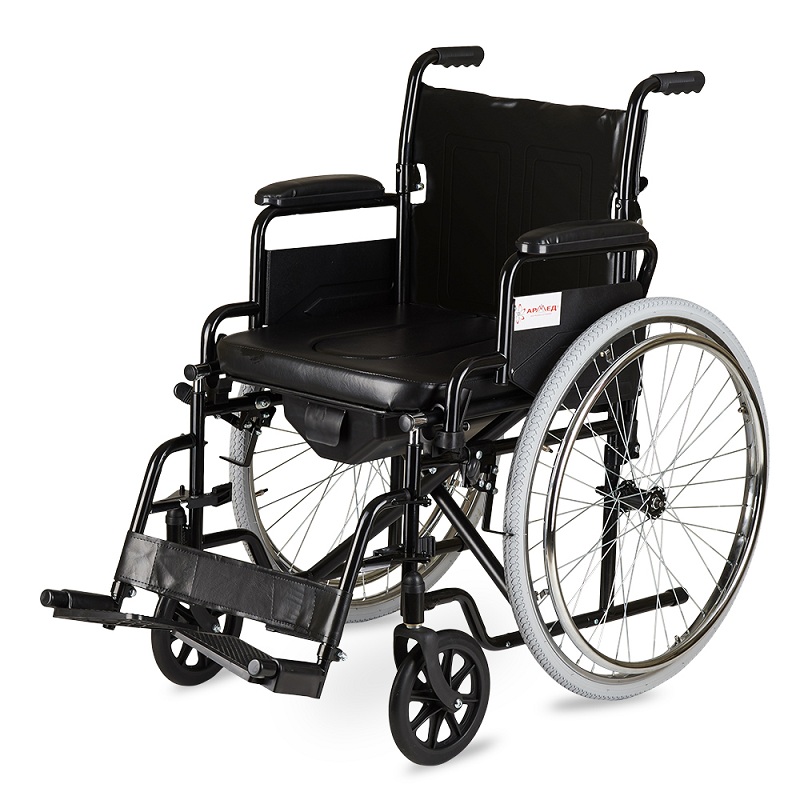 Кресло-коляска с санитарным оснащением Н-011А фото 2