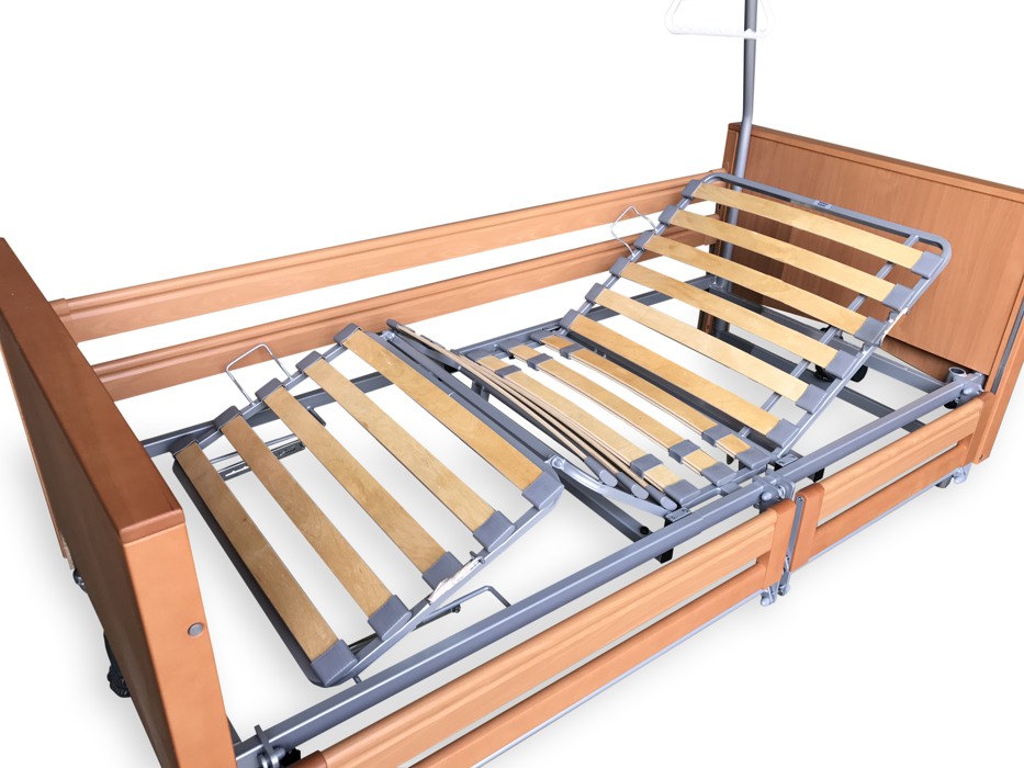 Кровать 4-х секционная функциональная электрическая Vermeiren Luna с раздельными боковинами + матрас фото 2