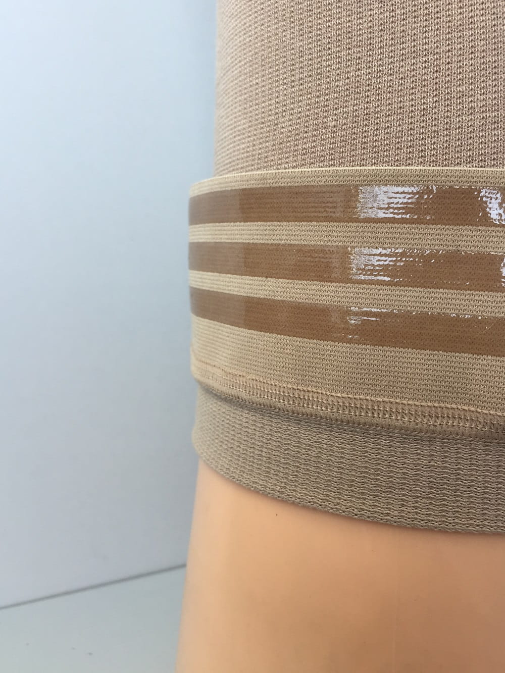 Чулки компрессионные с силиконовой резинкой Центр Компресс, 2 класс компресии, открытый мысок фото 3