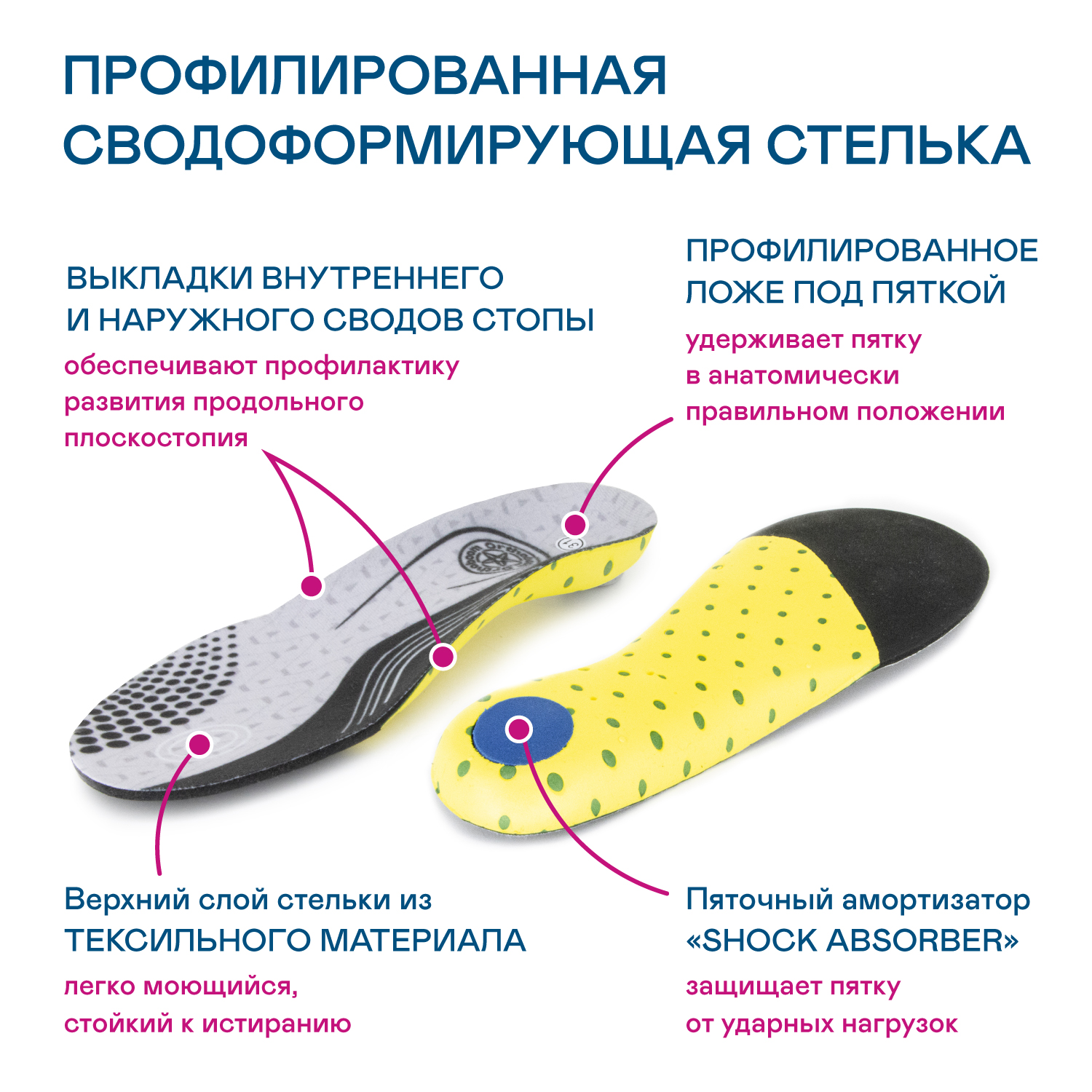 Ортопедические кроссовки Orthoboom 33223-26, цвет сине-серый фото 9