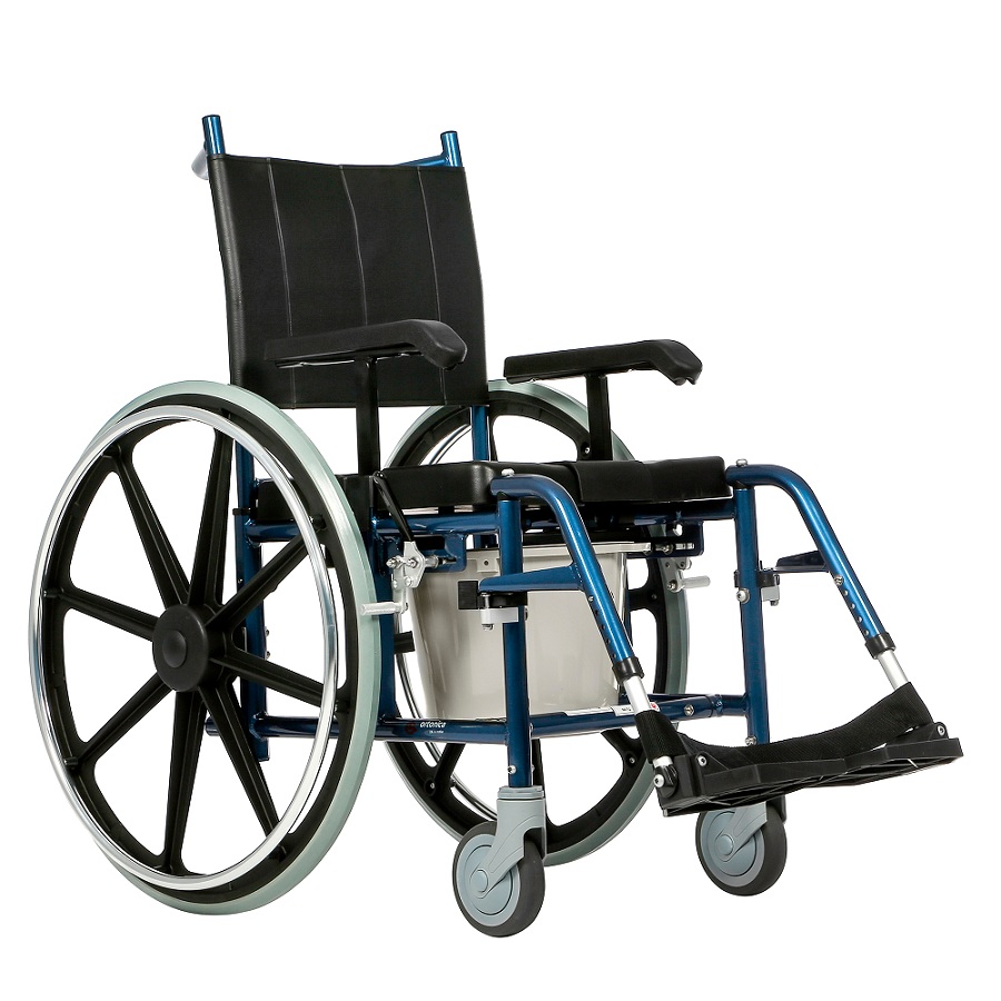 Кресло стул с санитарным оснащением с колесами Ортоника
