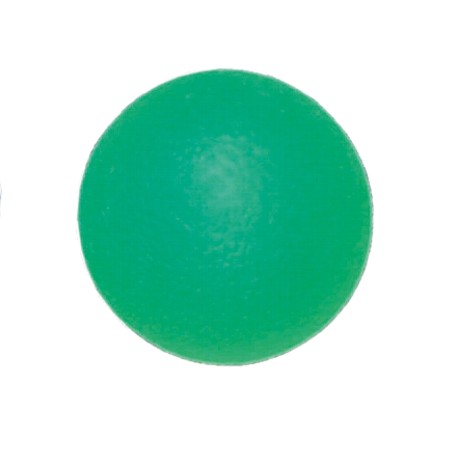 Мяч для тренеровки кисти  полужесткий зеленый L 0350 М  фото 1