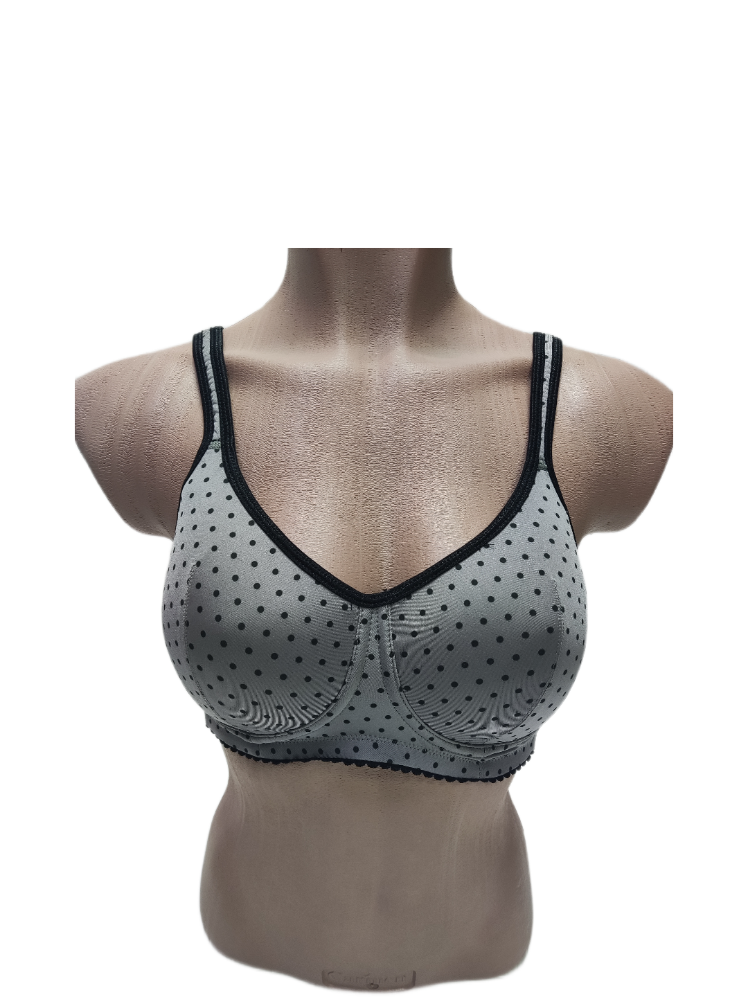 Бюстгальтер после мастэктомии Горохи на сером ЛФ0907-1 П83 фото 1