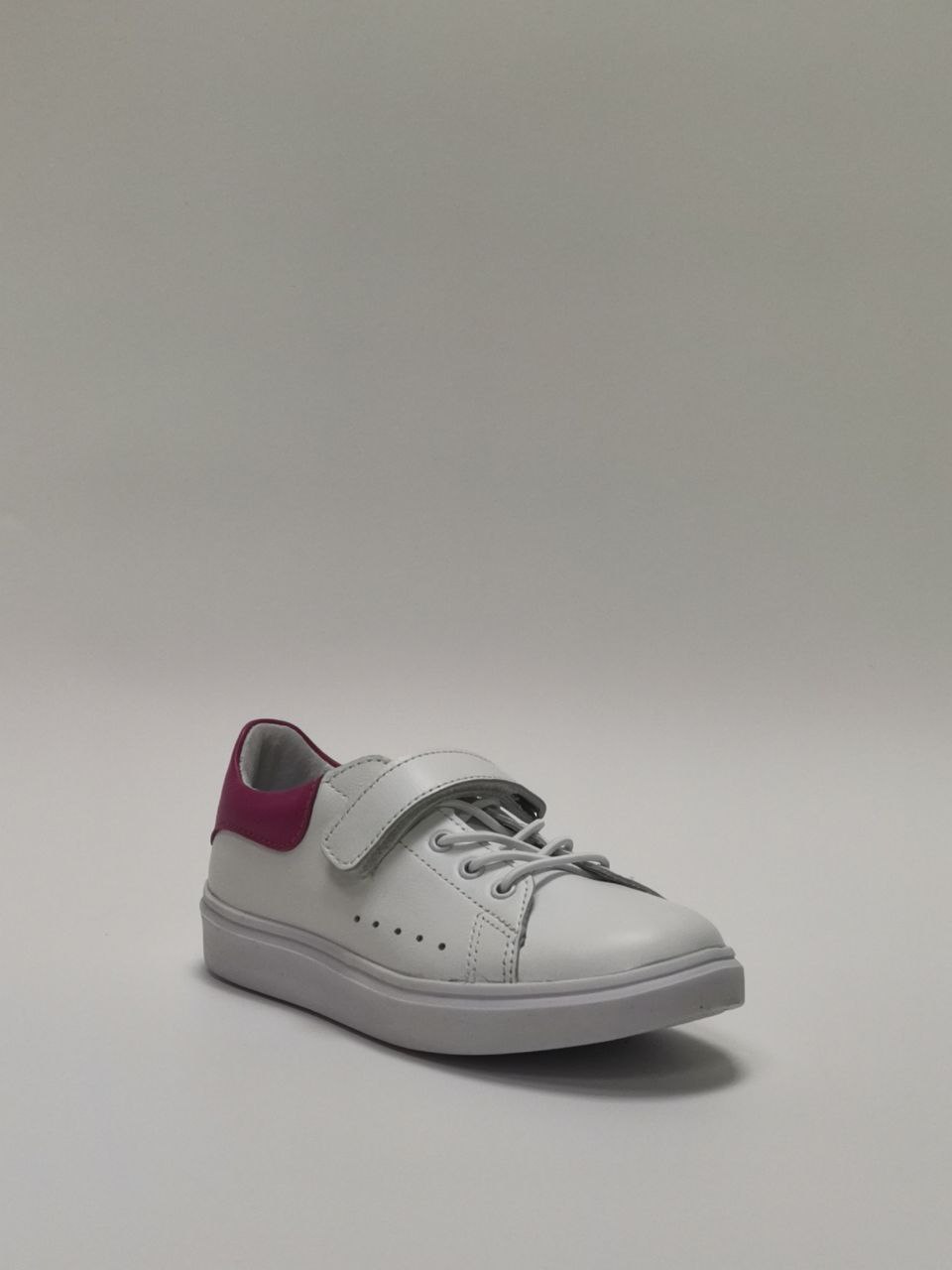  Полуботинки школьные для девочки 11233-КП-99,187 (белый/фуксия) фото 5